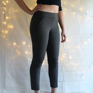 Grey Pinstripe Loft pants